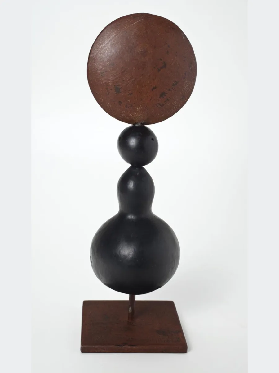 Escultura Cabaça Preta